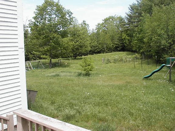 View of back yard from deck