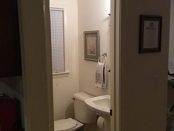 Half bath off of kitchen.