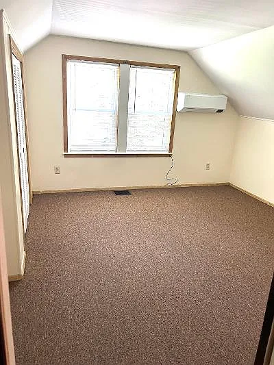 Second floor, bedroom on the right, mini split, large closet.