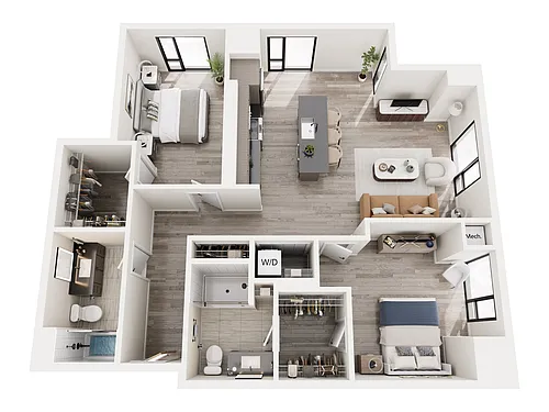 Floor plan 2D2