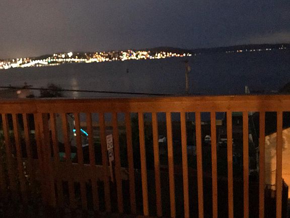 Nighttime view from balcony