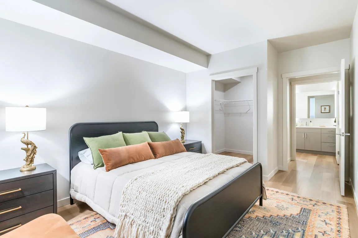 Retreat to the spacious bedrooms at Modera Northgate, where comfort and style combine to create the perfect place to unwind and recharge in your new home.