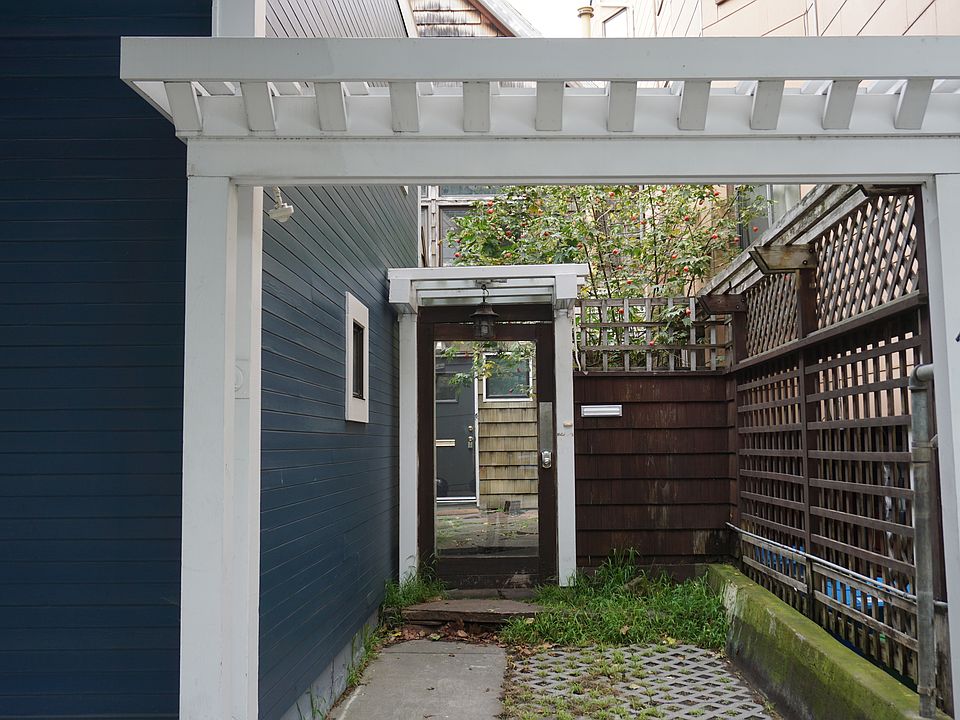 front entrance through carport