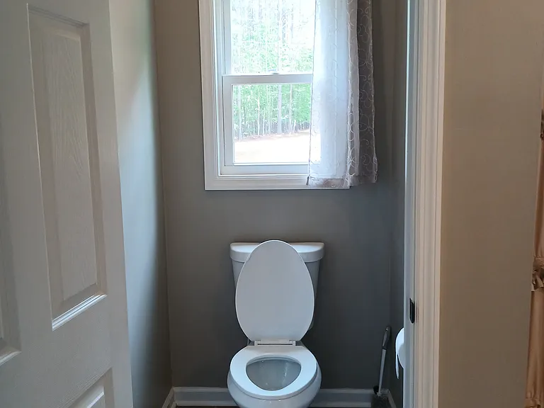 Commode in master bath
