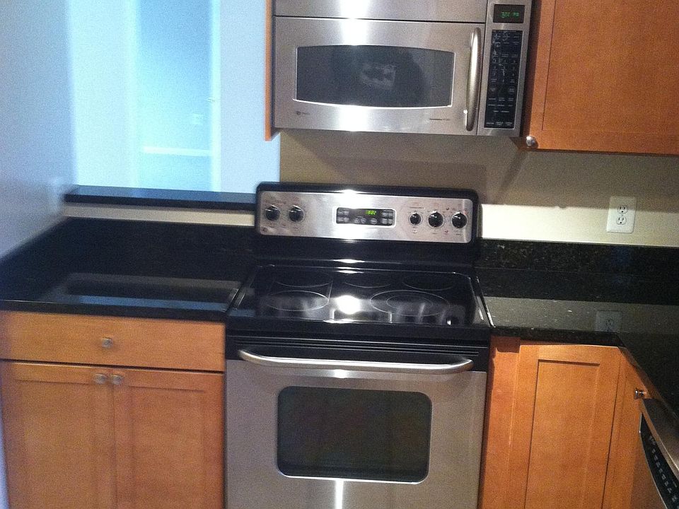 Kitchen with opening to dining room.
