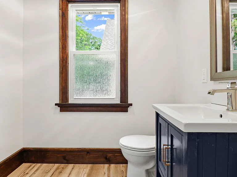 A shot from the shower. Notice the privacy glass - special made!