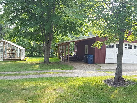 green house and garage