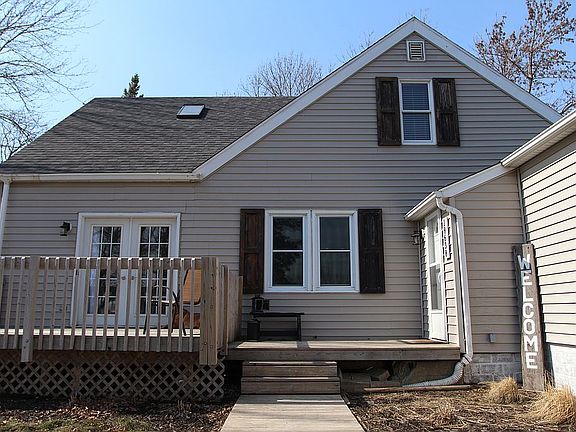 Front door and front deck