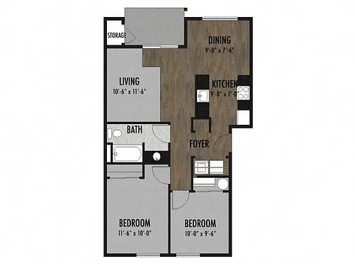 Floor plan Quartz (West)