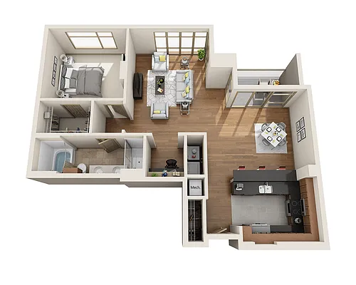 Floor plan Plan G (A1AD)