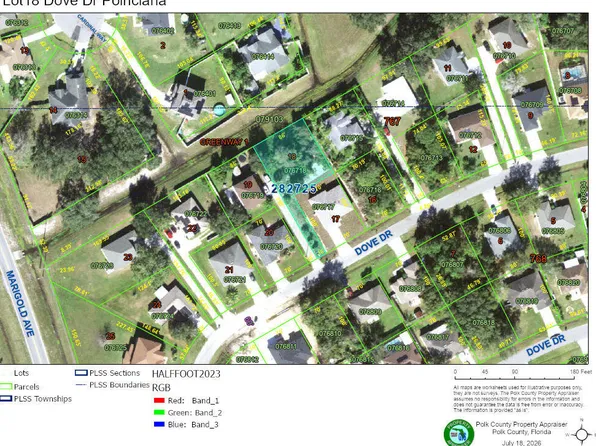 Lot 18 Block 76 DOVE, Poinciana, FL 34759