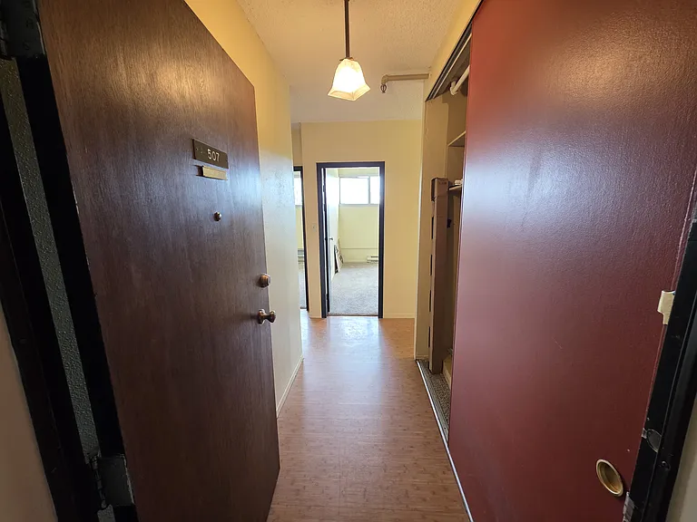 Looking in the front door