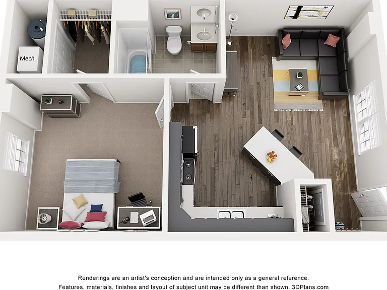 Explore this stylish 1-bedroom apartment offering a blend of modern design and functionality. Explore this stylish 1-bedroom apartment offering a blend of modern design and functionality.