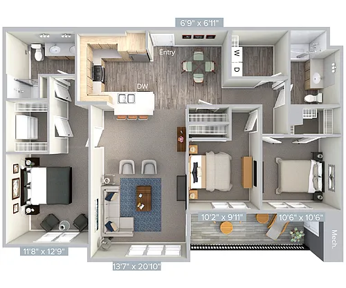 Floor plan CM03-1427-1430