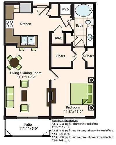 Floor plan A24S