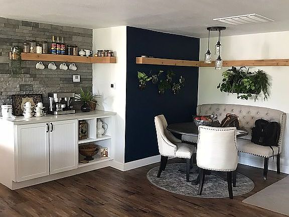 Coffee bar and dining nook