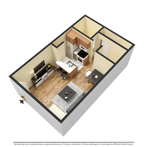 Floor plan Studio