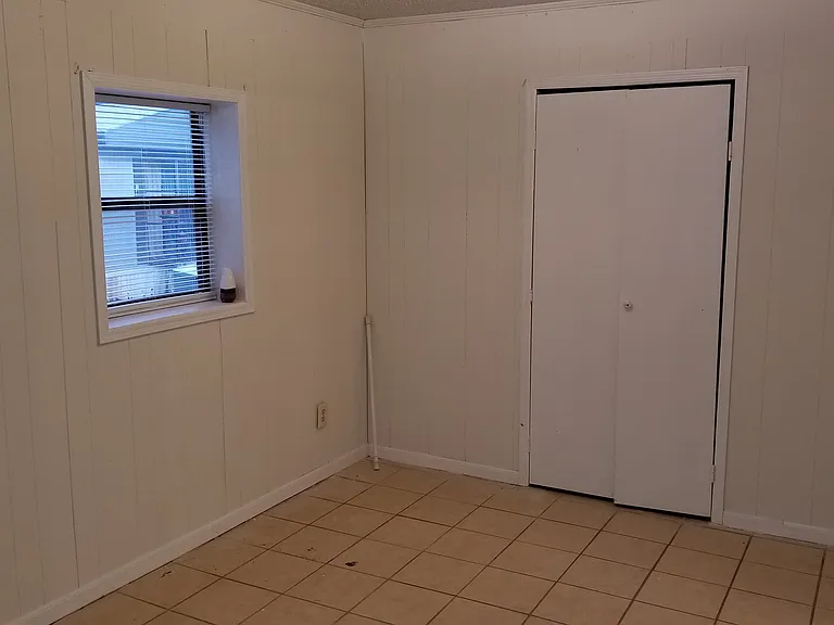 Bedroom and closet