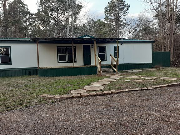 Front view of mobile home
