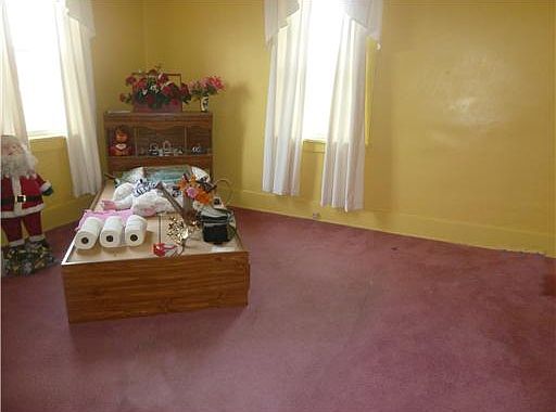 There is plenty of natural light in this bedroom.