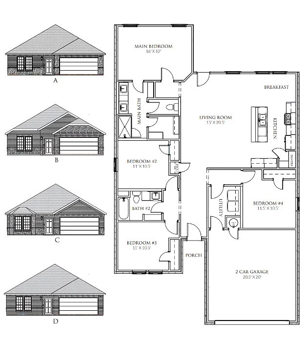 Floor plan 1693
