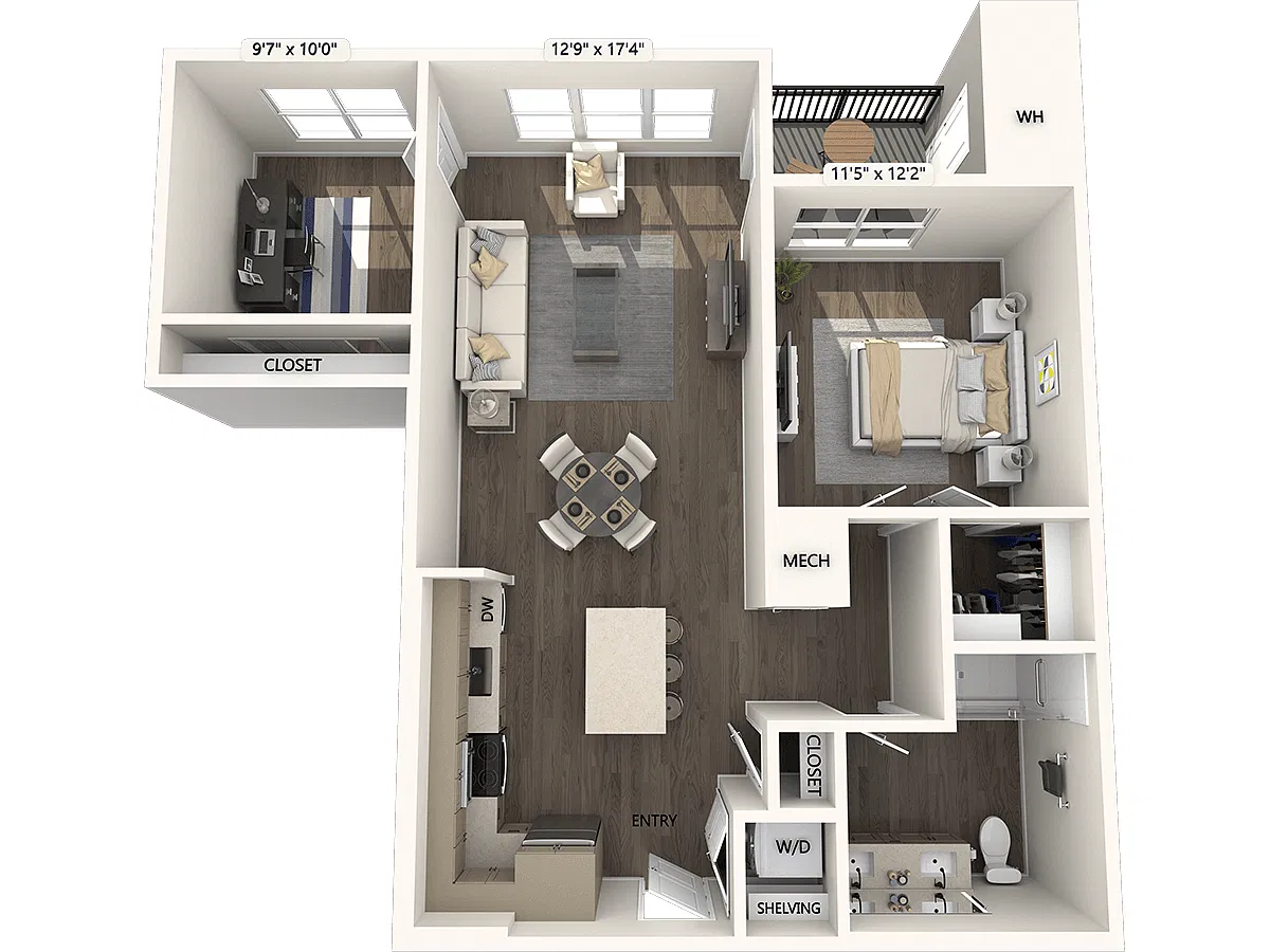 Floor plan AM19-D.1-Upgrade Collection II