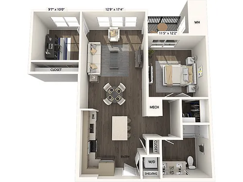 Floor plan AM19-D.1-Upgrade Collection II