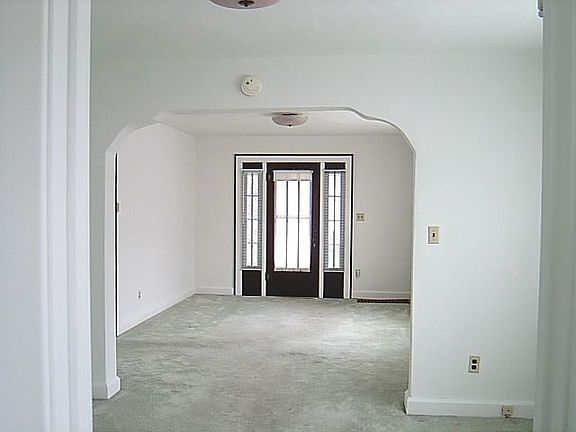 View from dining room into living room.