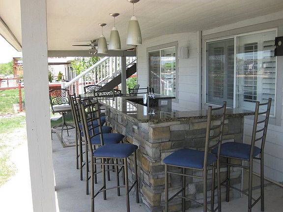 Outdoor bar great for entertaining