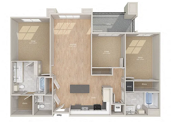 Floor plan C1