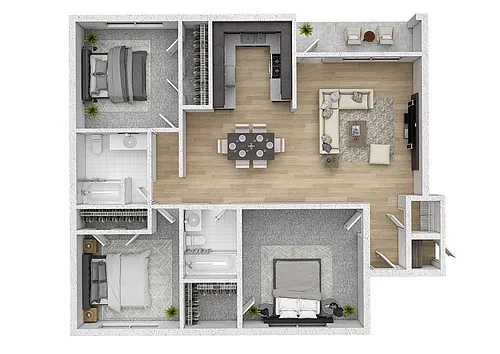Floor plan Prem B2/3 conv