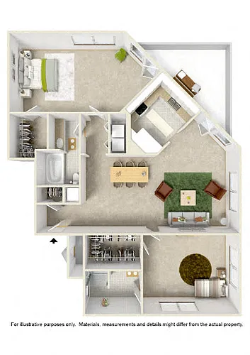 Floor plan B2A Fountainbleu
