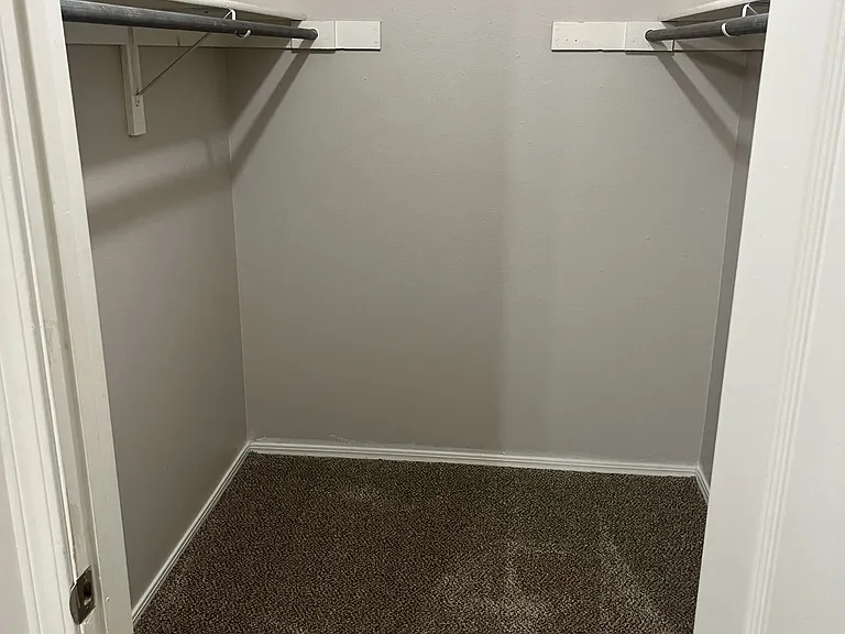 Walk in closet in primary