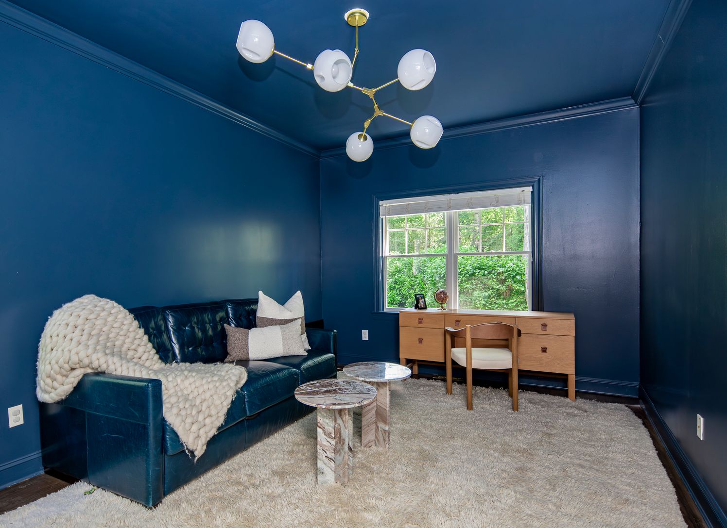  1st fl office/den with pull-out couch