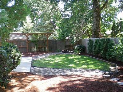 Low maintenance yard with privacy!