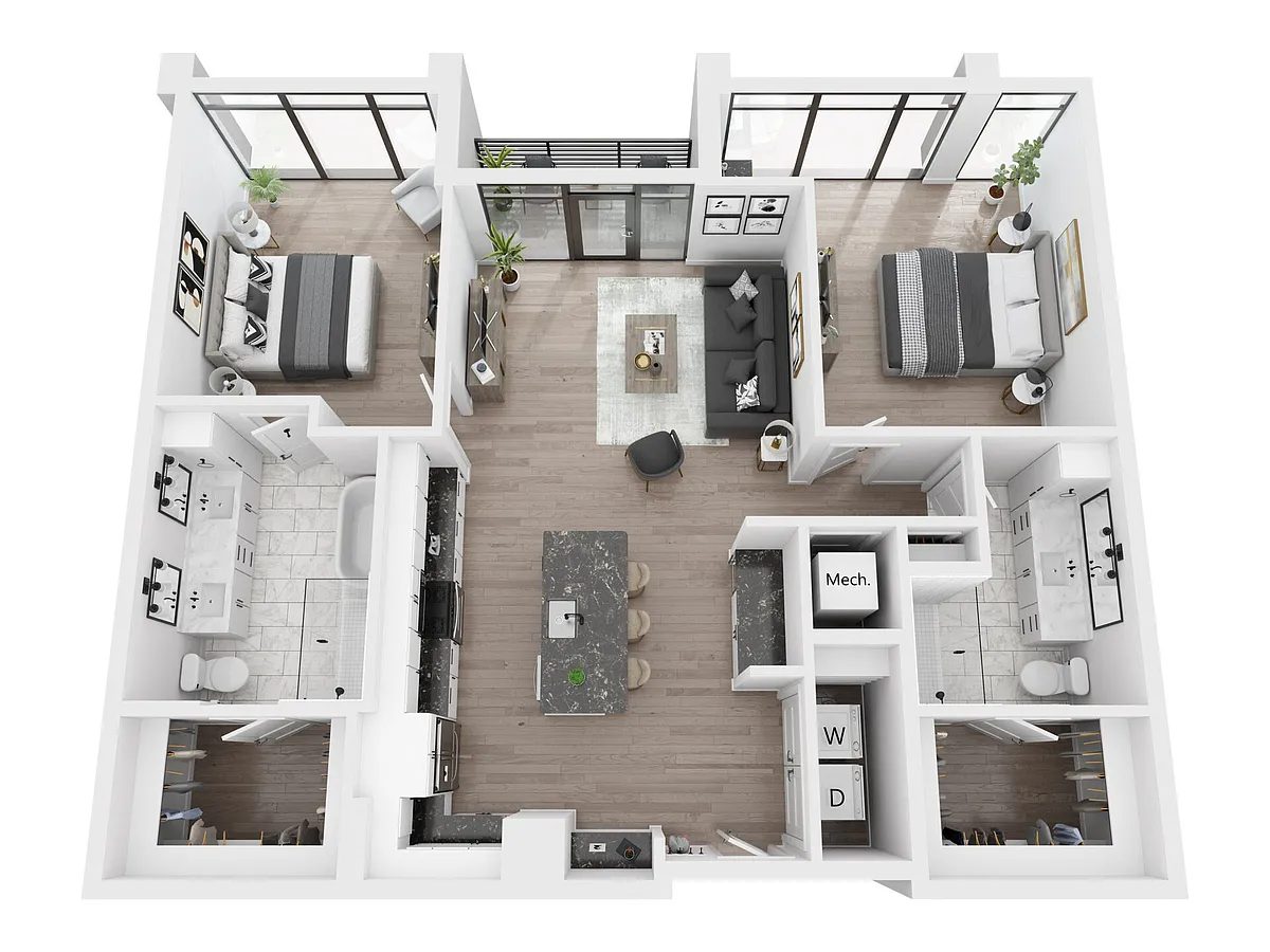 Floor plan Penthouse - G2