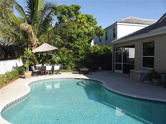 Tropical pool area