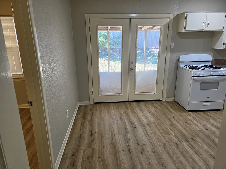 Dining area/back door