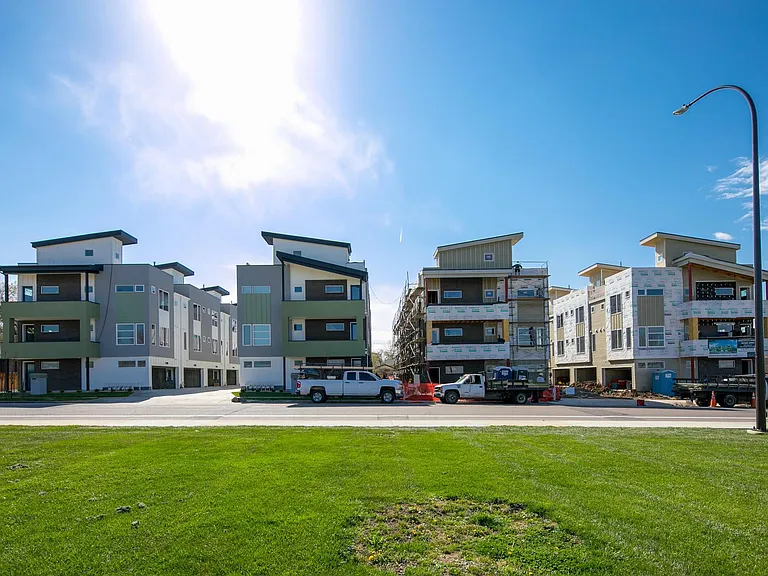 View from the park, across the street