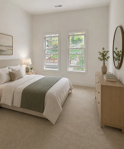 AI generated image to highlight room with furniture