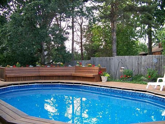 Pool and Custom Built Deck