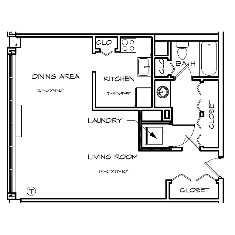 Floor plan S6 WF 80