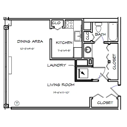 Floor plan S6 WF 80