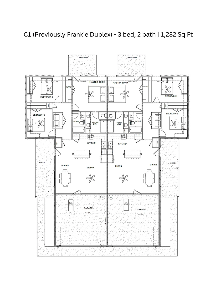 Floor plan C1 - Duplex