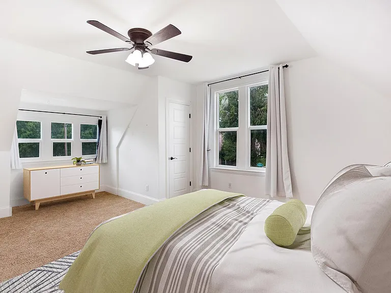 Bedroom 2. This image shows a virtually furnished space. Bedrooms come unfurnished.