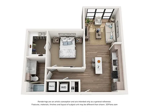 Floor plan A1B