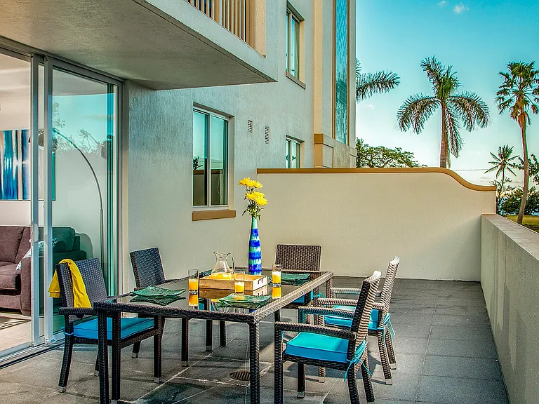 Take in the view from your own private outdoor space