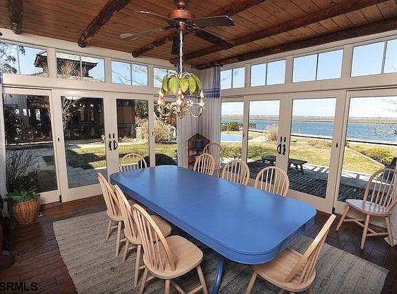 view from dining room of the bay