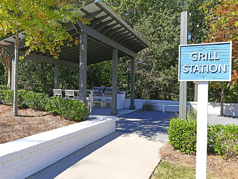 One of Five Grill Stations Throughout the Community