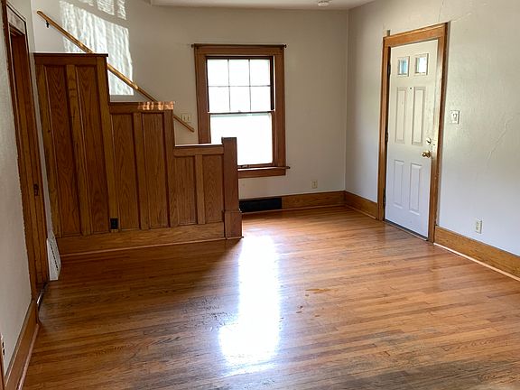 Front entrance and living room